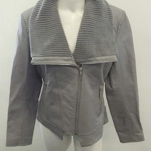 Iman Women's M Leather Jacket NWT